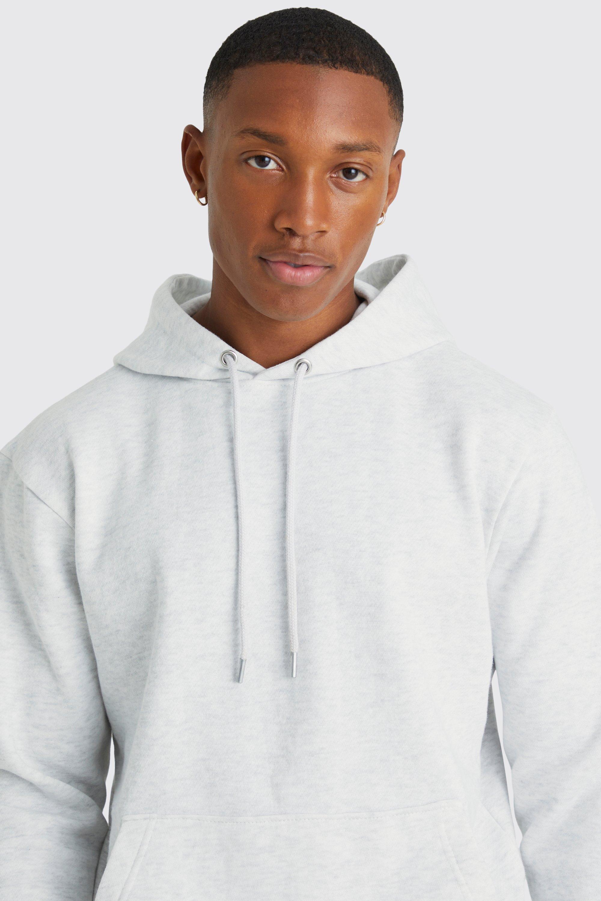 Mens slim fit 2025 pullover hoodie